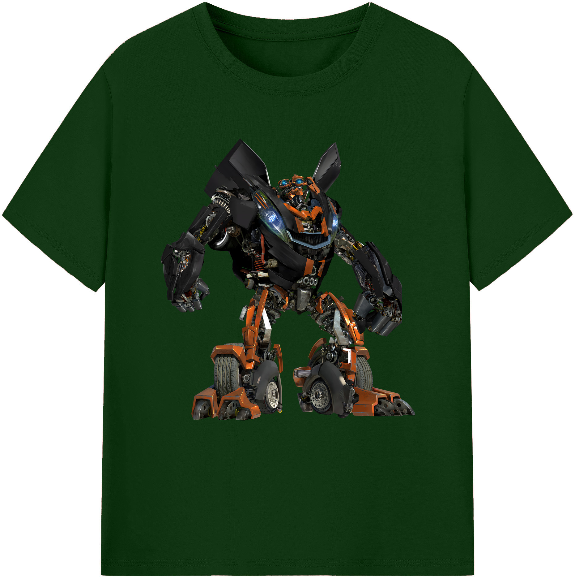 （画像用） Transformers トランスフォーマー 綿100％半袖Tシャツ（フロントプリント）